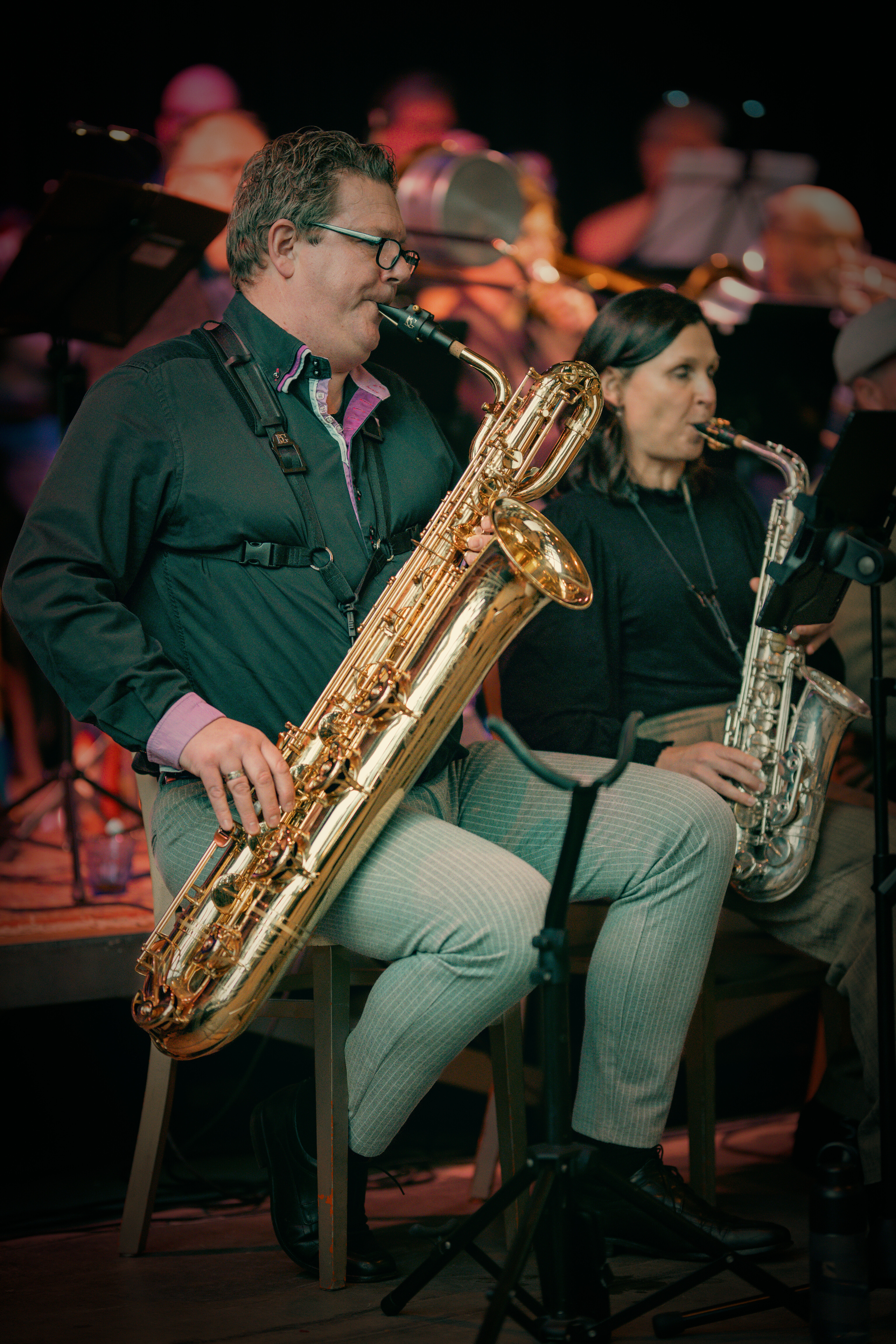 Stadsfabriek Alkmaar — 2024 01 06 Burn Brigade Big Band — view — 0018 — DSC00184